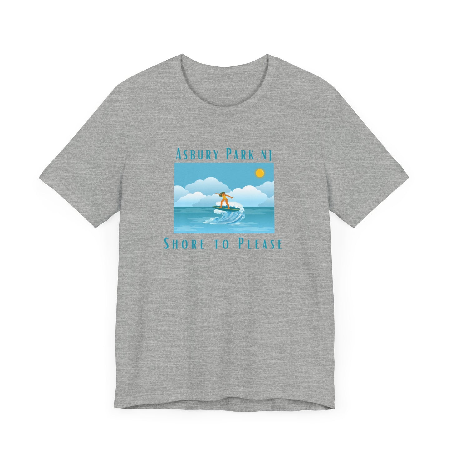 "Seaside Heights - Shore to Please" -  Unisex Jersey Short Sleeve Tee