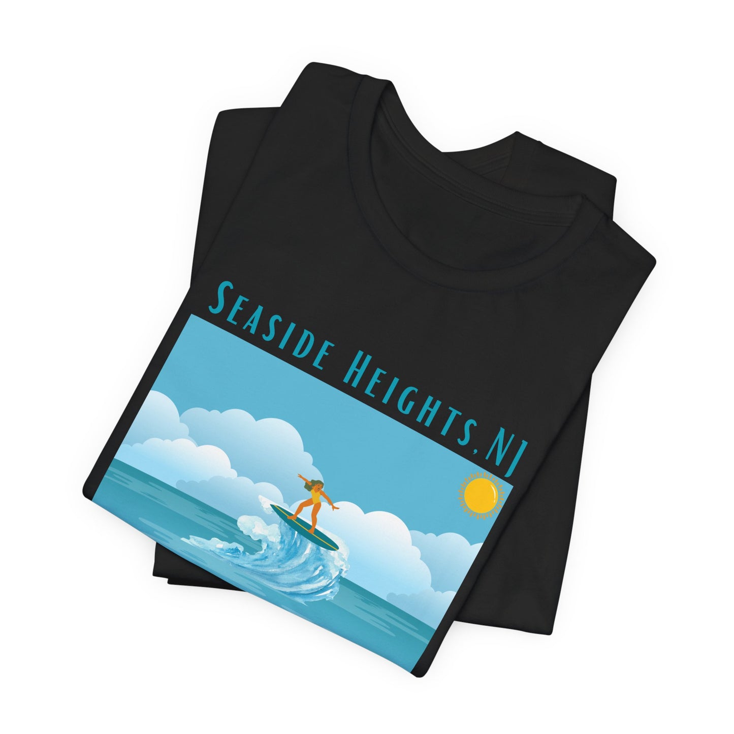 "Seaside Heights - Shore to Please" -  Unisex Jersey Short Sleeve Tee