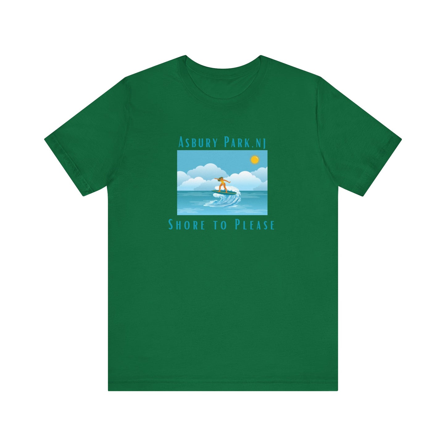 "Seaside Heights - Shore to Please" -  Unisex Jersey Short Sleeve Tee